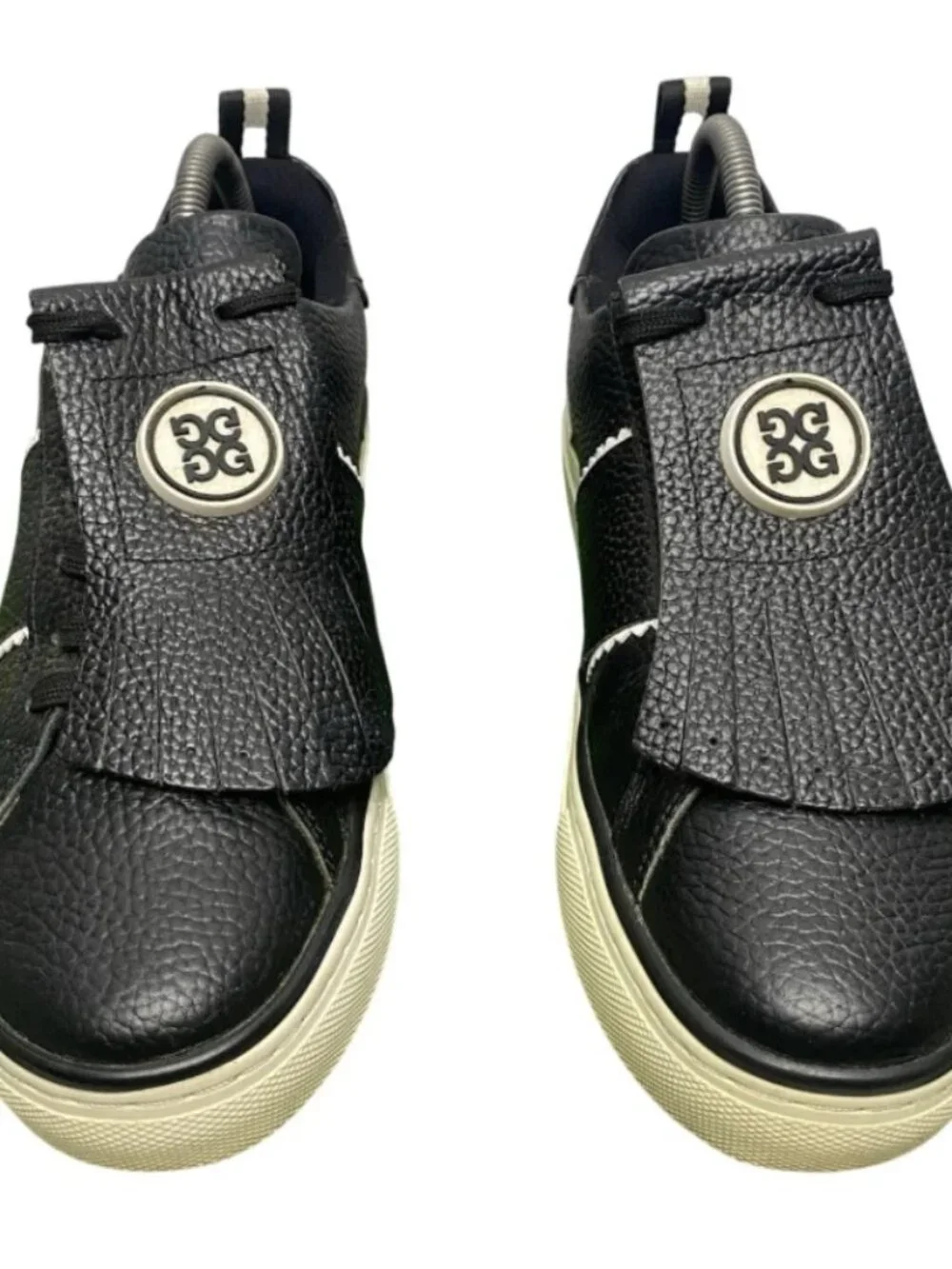 G/Fore Kiltie Disruptor Onyx Black Leather Athletic Golf Shoes Womens Size 10